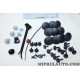 Pack agrafes fixation de parechocs Renault Dacia original OEM 620103703V pour renault kangoo 2 II