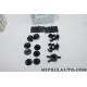 Pack agrafes attache clip fixation capot avec raccord gicleur Renault Dacia original OEM 651004586R 