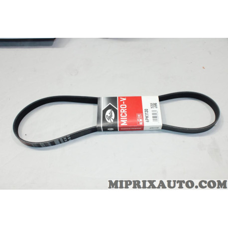 Courroie accessoire Gates Renault Dacia original OEM 6PK1130 