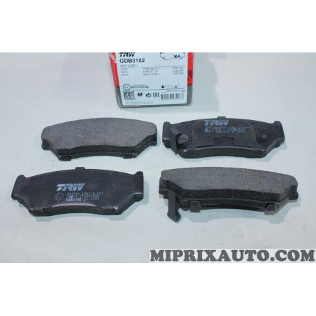 Jeu 4 plaquettes de frein TRW Suzuki original OEM GDB3182 pour suzuki vitara grand vitara 