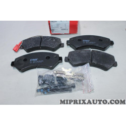 Jeu 4 plaquettes de frein TRW Citroen Peugeot original OEM GDB1703 pour fiat ducato citroen jumper peugeot boxer 