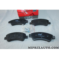 Jeu 4 plaquettes de frein TRW Citroen Peugeot original OEM GDB1463 pour citroen C4 xsara peugeot 206 1007 partner 