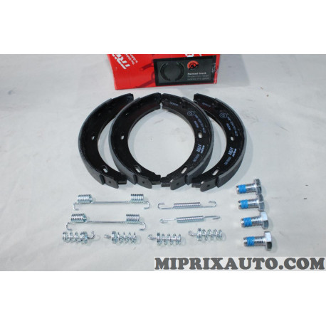 Jeu 4 machoires de frein arriere TRW Mercedes benz original OEM GS8208 pour mercedes 190 classe A B S SLK W169 W126 W201 W245 