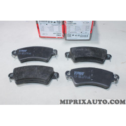 Jeu 4 plaquettes de frein TRW Citroen Peugeot original OEM GDB1385 pour citroen xsara peugeot 206 306 