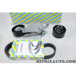 Kit courroie accessoire 6PK805 + galets tendeur + enrouleur Citroen Peugeot Opel Ford Mazda Mini Fiat Volvo original OEM 