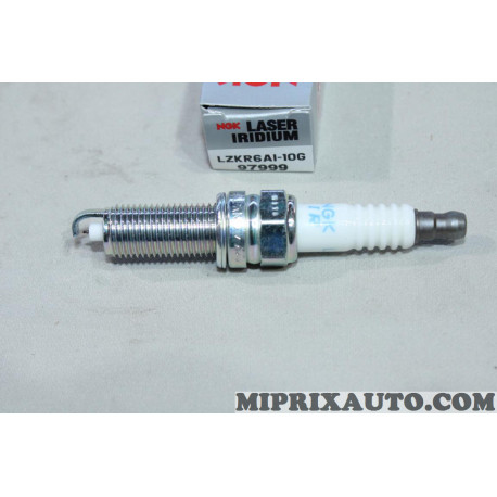 Lot 4 bougies allumage laser iridium NGK Citroen Peugeot Opel original OEM 97999 LZKR6AI-10G 