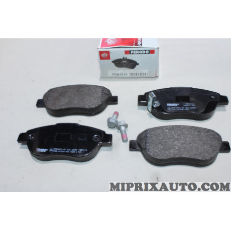 Jeu 4 plaquettes de frein Ferodo Fiat Lancia Alfa romeo Opel original OEM FDB1919 