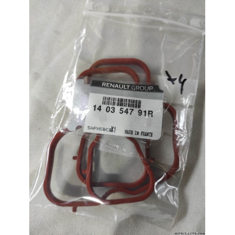 Jeu 4 joints collecteur admission Renault Dacia original OEM 140354791R 