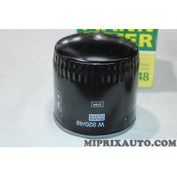 Filtre à huile Mann filter Renault Dacia original OEM W920/48 