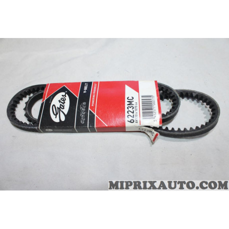 Courroie alternateur 10x1075 Gates Renault Dacia original OEM 6223MC 