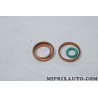 Jeu 4 joints durite tuyau turbo Renault Dacia original OEM 7701473155