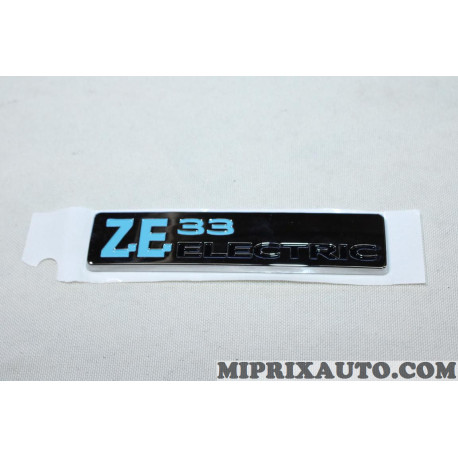 Logo monogramme ecusson badge motif embleme Z.E 33 electric Renault Dacia original OEM 908929613R 