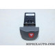 Bouton interrupteur feux de detresse warning Renault Dacia original OEM 7700435536