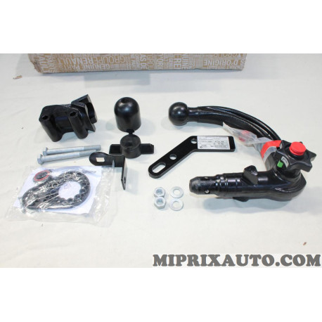 Kit boule attelage demontable sans outil avec adaptateur Renault Dacia original OEM 8201722927 pour renault captur 2 II partir 