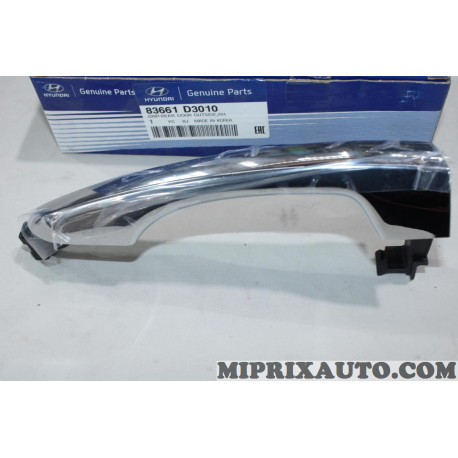 Poignée de porte Hyundai Kia original OEM 83661D3010 83661-D3010 