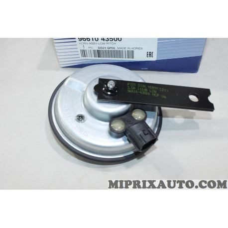 Klaxon avertisseur sonore Hyundai Kia original OEM 9661043500 96610-43500 