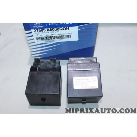Jeu 2 relais electrique haute tension Panasonic Hyundai Kia original OEM 37583A8000QQH 37583-A8000-QQH pour hyundai sonata 