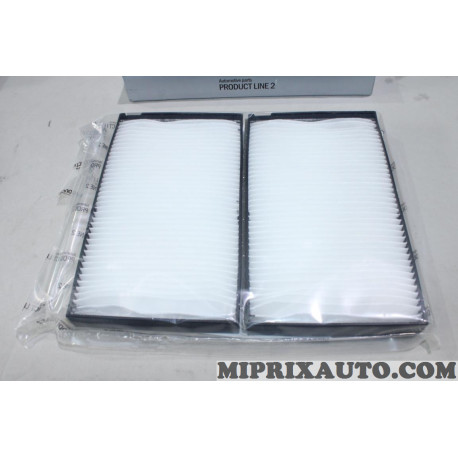 Jeu 2 filtres habitacle Hyundai Kia original OEM S976174H000 S97617-4H000 976174H000 