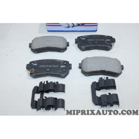 Jeu 4 plaquettes de frein arriere Hyundai Kia original OEM 58302J9A50 58302-J9A50 