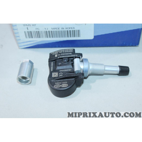 Capteur TMPS pression valve gonflage de roue pneu Hyundai Kia original OEM 1JF40AC000 1JF40-AC000 