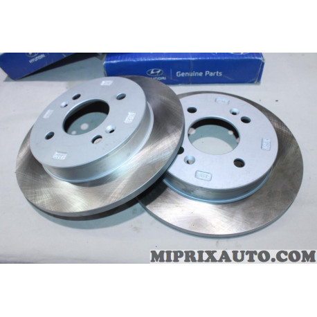 Jeu 2 disques de frein 234mm Hyundai Kia original OEM 584110X500 58411-0X500 