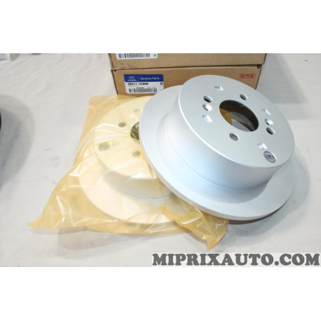 Jeu 2 disques de frein 262mm Hyundai Kia original OEM 584111C800 58411-1C800 