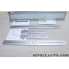 Jeu 4 seuils de porte Hyundai Kia original OEM E84500X000 E8450-0X000 pour hyundai i10