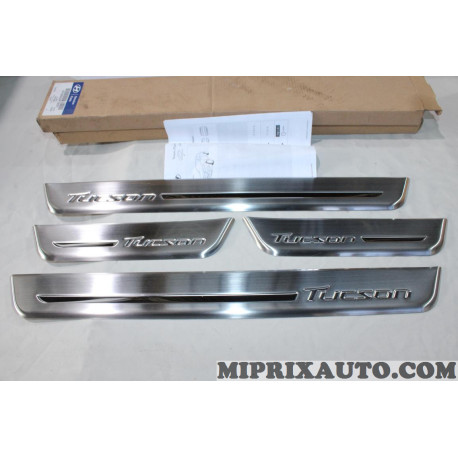 Kit 4 seuils de porte acier Hyundai Kia original OEM D7450ADE00ST D7450-ADE00-ST pour hyundai tucson partir de 2016 
