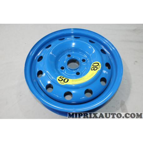 Jante tole acier bleu 3.5x15 15" 15 pouces galette roue de secours Hyundai Kia original OEM 529101W950 52910-1W950 