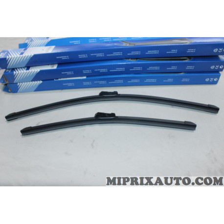 Jeu 2 balais essuie glace souple 600mm + 450mm Hyundai Kia original OEM L983FH2418L9 L983F-H2418-L9 pour hyundai i30 