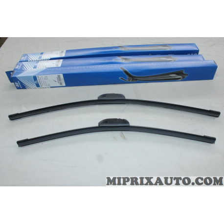Jeu 2 balais essuie glace souple 600mm + 500mm Hyundai Kia original OEM L983FH2420L0 L983F-H2420-L0 pour hyundai H1 sonata 