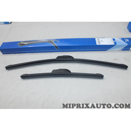 Jeu 2 balais essuie glace souple 550mm + 350mm Hyundai Kia original OEM L983FH2214L0 L983F-H2214-L0 pour hyundai getz 