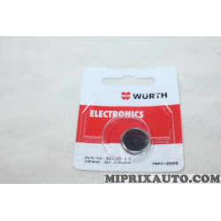 Bouton pile de telecommande clé CR1616 3V lithium DLU 05/2028 Wurth Hyundai Kia original OEM 827081616 