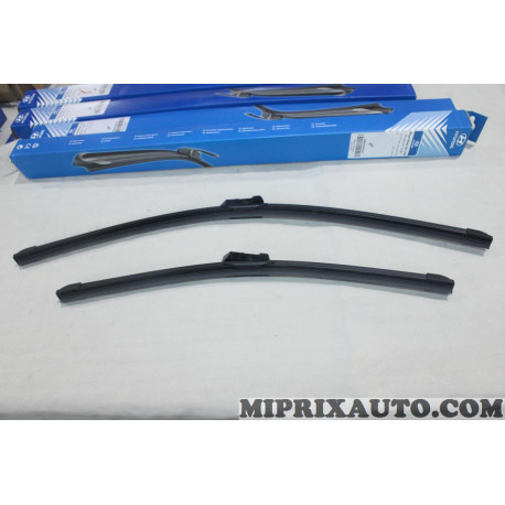 Lot 2 balais essuie glace souple 600mm + 450mm Hyundai Kia original OEM L983FH2418L9 L983F-H2418-L9 pour hyundai i30 