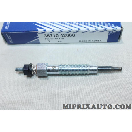 Boite 4 bougies de prechauffe Hyundai Kia original OEM 3671042060 36710-42060 