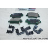 Lot 4 plaquettes de frein arriere Hyundai Kia original OEM 58302B4A30 58302-B4A30