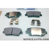 Jeu 4 plaquettes de frein arriere Hyundai Kia original OEM 583022PA70 58302-2PA70