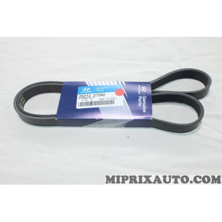 Courroie accessoire 6PK1440 Hyundai Kia original OEM 2521227502 25212-27502 