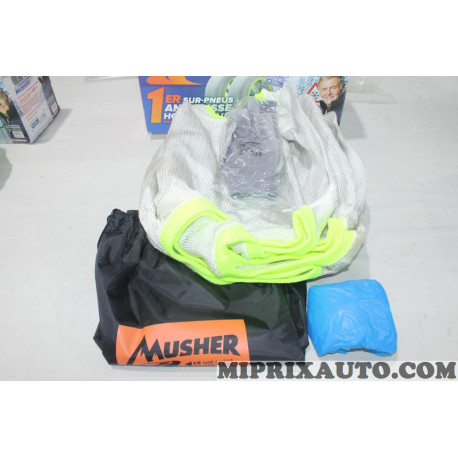 Jeu 2 chaussettes neige surpneus antiglisse premium taille 7 Musher Hyundai Kia original OEM 3760255880068 674528 pour roue 