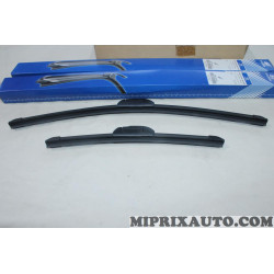 Lot 2 balais essuie glace souple 550mm + 350mm Hyundai Kia original OEM L983FH2214L0 L983F-H2214-L0 pour hyundai getz 
