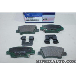 Jeu 4 plaquettes de frein Hyundai Kia original OEM 58302A6A33 58302-A6A33 