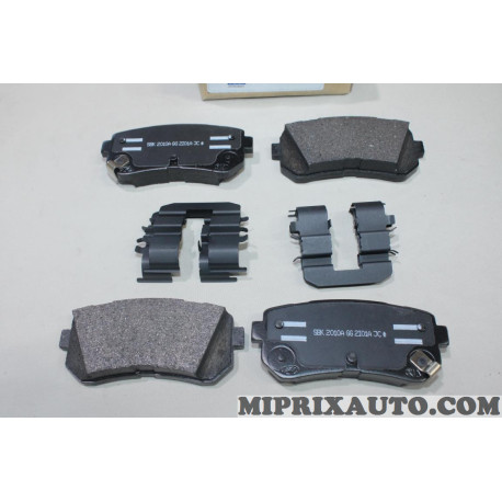 Jeu 4 plaquettes de frein Hyundai Kia original OEM 583021KA30 58302-1KA30 