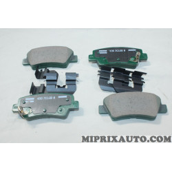 Jeu 4 plaquettes de frein arriere montage akebono Hyundai Kia original OEM 58302B4A30 58302-B4A30 