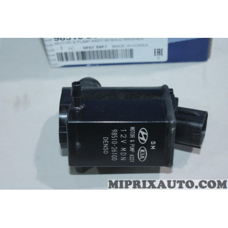 Pompe liquide lave glace Hyundai Kia original OEM 9851026100 98510-26100 