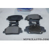 Jeu 4 plaquettes de frein Hyundai Kia original OEM 58101A6A20 58101-A6A20