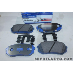 Jeu 4 plaquettes de frein Hyundai Kia original OEM 581013ZA16 58101-3ZA16 