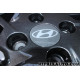 Jante alliage 6.5x16 ET48 16" 16 pouces (bouchon central avec rayures) Hyundai Kia original OEM K7400ADE06BC K7400-ADE06-BC 