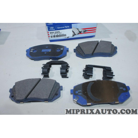 Jeu 4 plaquettes de frein avant Hyundai Kia original OEM 581013ZA76 58101-3ZA76 