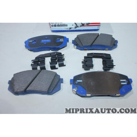 Jeu 4 plaquettes de frein avant Hyundai Kia original OEM 581013ZA16 58101-3ZA16 