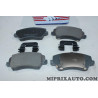Jeu 4 plaquettes de frein Hyundai Kia original OEM 58101A6A03 58101-A6A03